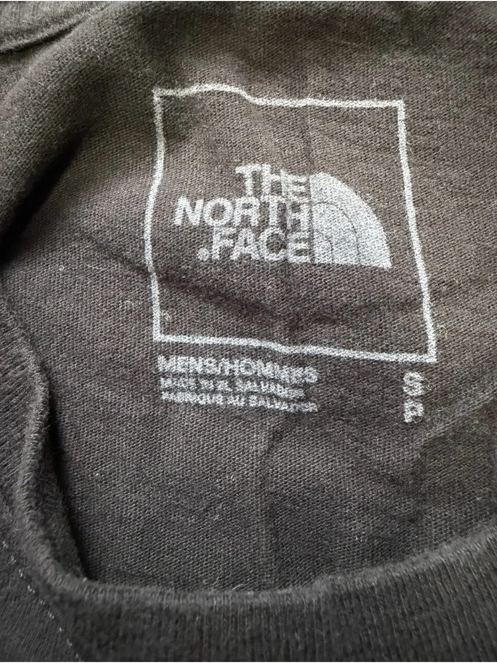The North Face Black Long-Sleeve Logo Tee